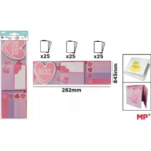 Self-adhesive index tabs TEKA 7 x 25 pcs, model 620640
