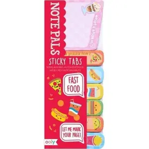 Sticky Notes Ooly Karteczki Samoprzylepne Fast Food – decorative adhesive memo pads, assorted shapes