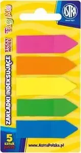 Indexing Tabs Astra 5 Colors ASTRA model 387707 – adhesive page markers, assorted colors