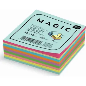 Self-adhesive Notes INTERDRUK Magic Cube 75×75 mm, 225 sheets