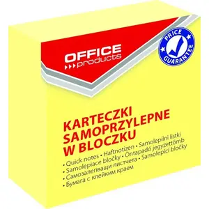 Self-adhesive Mini Note Cube office products 50×50 mm 1×400 sheets pastel light yellow