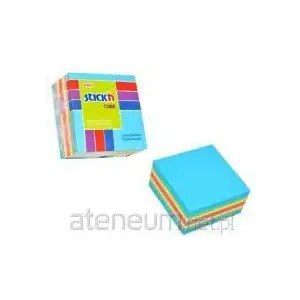 Sticky notes cube Stickn 155240 — assorted neon and pastel blue sheets