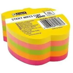 D.Rect wooden shape block 70×70 mm — apple shape, model 300510