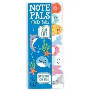 Self-adhesive Note Cards Kolorowe Baloniki 295075 — Marine Animals Design, Pack of Notes