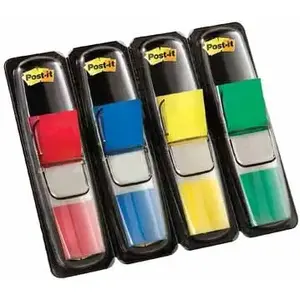 3M Post-it narrow adhesive index tabs 12 x 43 mm pack (13K002A)