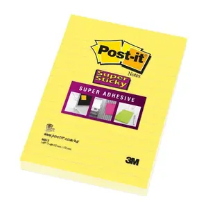 Self-adhesive labels 3M 660-S, Yellow, 102 × 152 mm, 75 pcs