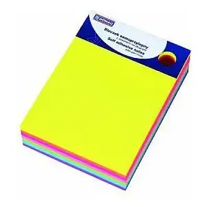 Sticky Note Pad Donau with Pen Hole 101×76 mm, 7 Colors × 40 Sheets (model 7581001PL-99)