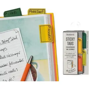 Self-adhesive Page Flags IF Bookaroo, green - compact sticky index tabs