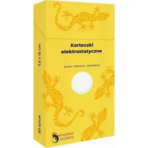 Electrostatic Sticky Notes Panta Plast Karteczki 50 pcs white