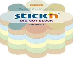 Self-adhesive Notes Stick'n 67 x 67 mm mix 4 colors unbleached + recycled 250 sheets