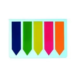 Index Tabs D.Rect PET 45x12 mm Arrow 198825 — adhesive arrow-shaped page markers