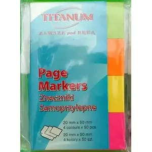 Titanum Idex fluo 4-color magnetic label 20×50 mm