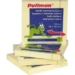 Self-adhesive Notes PULLMAN P0023 75×75 mm, yellow, 100 sheets