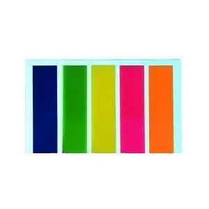 Index Tabs D.Rect Pet 240514 – adhesive page markers for documents, 240 mm, assorted colors