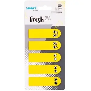 Index Tabs Leviatan Zakładki 12×45 mm with Faces design, pack by Leviatan, model 300352