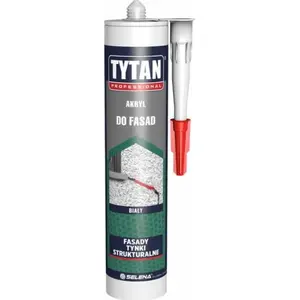 Акриловый фасадный герметик Tytan 280 мл — белый