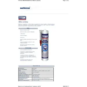 Санитарный силиконовый герметик Tytan SILIKON SANITARNY 280 мл — серый