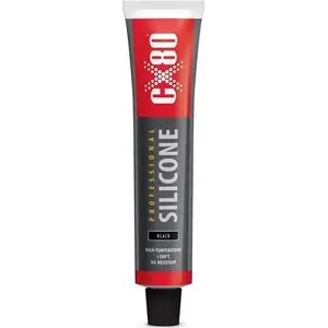 Sealant silicone CX80 CX-80 CXSCZARNY70 black 70 ml for high temperatures