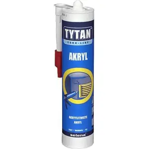 Герметик Tytan AKRYL EURO-LINE 280 мл белый — акриловый герметик для швов и щелей