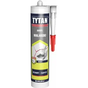 Акриловый малярный герметик Tytan 280 мл — белый
