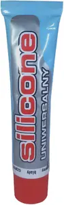 Sanitārais silikona hermētiķis Malwa SIL-S40-B/MALWA, tūbiņa 40 ml, melns