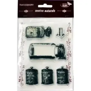 Creative Bottle Stamps small foot — crafting stamp set for decorating bottles