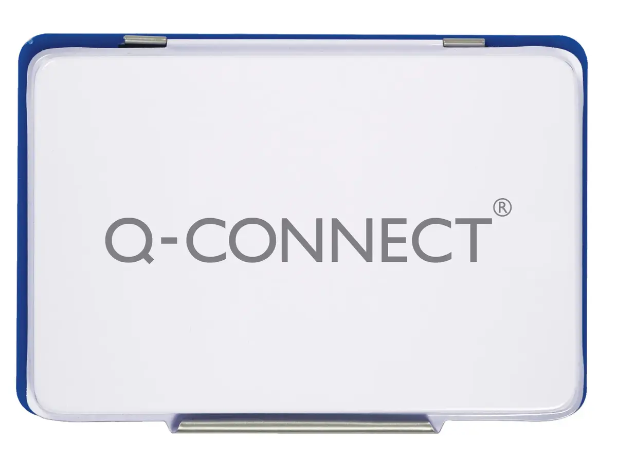 Q-Connect KF25209 средняя штемпельная подушка, синяя Photo 2