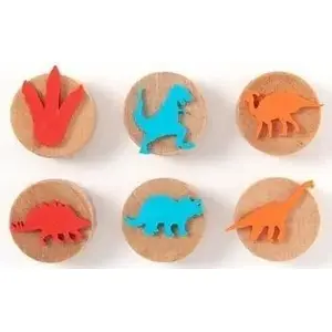Wooden Stamps ProGarden — Dinosaur Set, 6 pieces