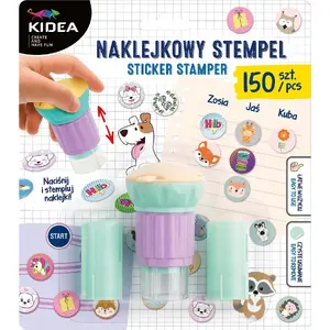 Derform adhesive stamp sheets mix 150 pcs NS150KA — classroom craft stickers for kids