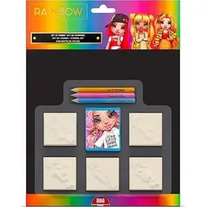 Zīmogu komplekts Multiprint Rainbow — Multiprint 5 gab. pašiespiedu zīmogi (blisteris)