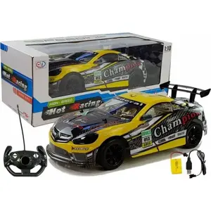 Remote Control Sports Car LEAN Sport model 5444 1:10 scale, yellow R/C