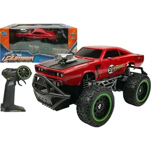 Remote Control Car LEAN Sport 6650 — high wheels, red