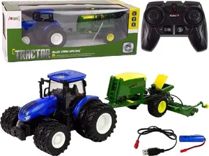 Remote Control Tractor LEANToys model 13347 scale 1:24 with accessories