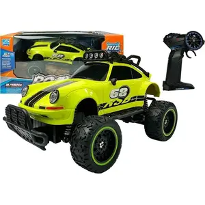 R/C Beetle model by LEAN Sport — remote-controlled toy car, 2.4 GHz, green