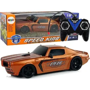 LEANToys remote control sports car 1:18 scale brown Champion, model 510618