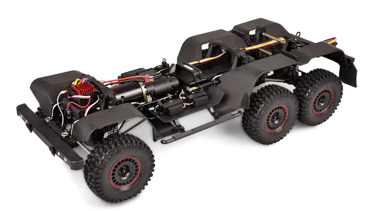 HiMoto AMXRock RCX103P 6x6 kāpurķēžu kravas 1:10 Photo 4