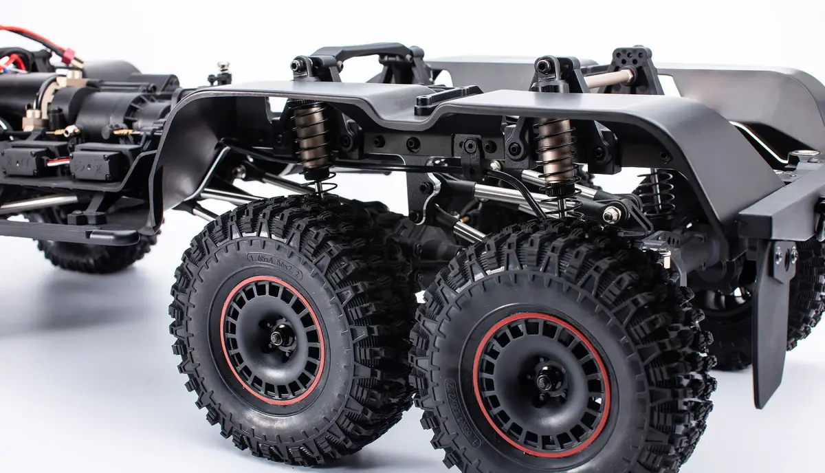 HiMoto AMXRock RCX103P 6x6 kāpurķēžu kravas 1:10 Photo 8