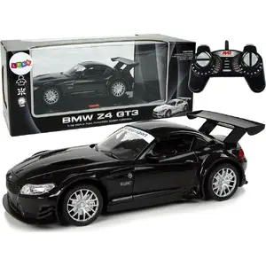 Radio-controlled sports car LEANToys BMW Z4 GT3 1:18 scale, 2.4 GHz, black, lights