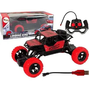 RC off-road car LEANToys 1:18 scale, red, model 15153