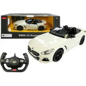 Rastar RC car BMW Z4 Roadster 1:14 scale, white, radio-controlled model (MPN 4671)