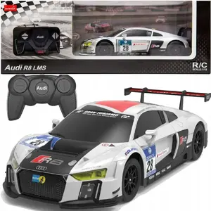 Rastar Remote Control Sport Car Audi R8 LMS 1:24 Scale, White