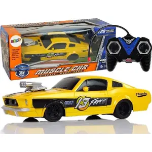 Radio-controlled sports car LEANToys 1:20 scale yellow