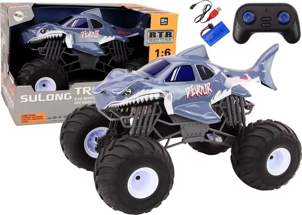 LEANToys 1:6 mēroga RC apvidus auto