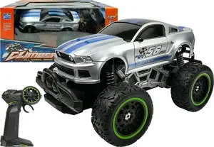Remote Control Car LEAN Sport model 6662 — high wheels, silver