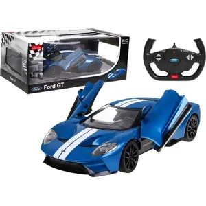 Rastar RC model car Ford GT 1:14 scale, remote-controlled, opening doors, blue
