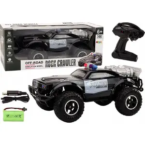 Remote Control Off‑Road Police Car LEANToys model 17927, RC 1:8 scale