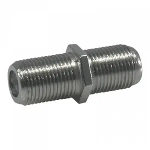 Coaxial F-type connector 10 pcs Memory Solution 4173, female–female, 27 mm width