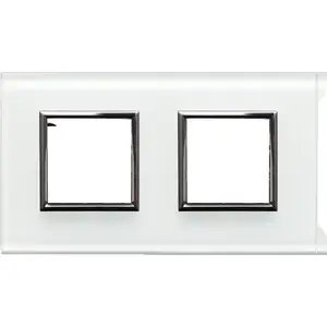 Double Frame KOS DANTE white glass model 4502182
