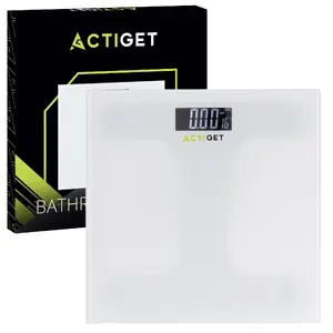 Напольные весы Springos Actiget ACT0177 — электронные, закалённое стекло, ЖК-дисплей, макс. 150 кг, точность 50 г