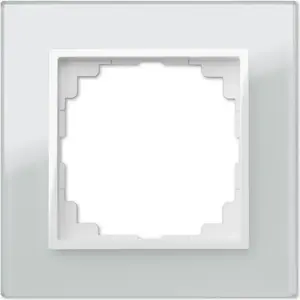 ELEKTROPLAST Sentia 1-gang glass frame white (model 1471-62)